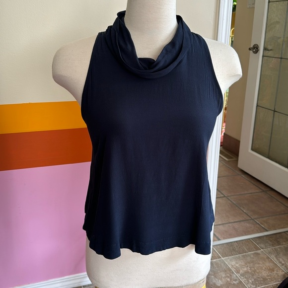 Free People City Lights Cowl Top . - Picture 3 of 6